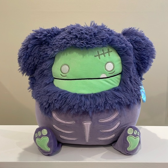 NWT 12” Zombie Benny Bigfoot Halloween Squishmallow - Select Series Mallow Mash - Picture 1 of 8